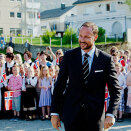 Kronprins Haakon i Hareid (Foto: Stian Lysberg Solum / NTB scanpix)